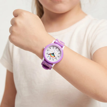 Kinderhorloge met Regenboog Design – Speels & Leerzaam Klokkijken