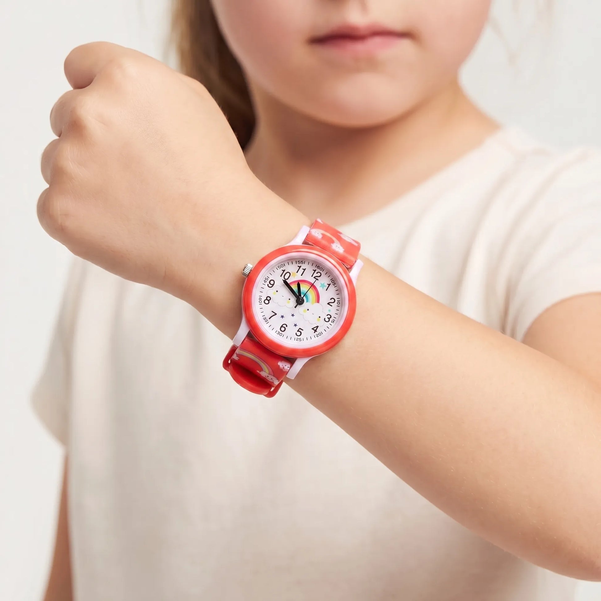 Kinderhorloge met Regenboog Design – Speels & Leerzaam Klokkijken