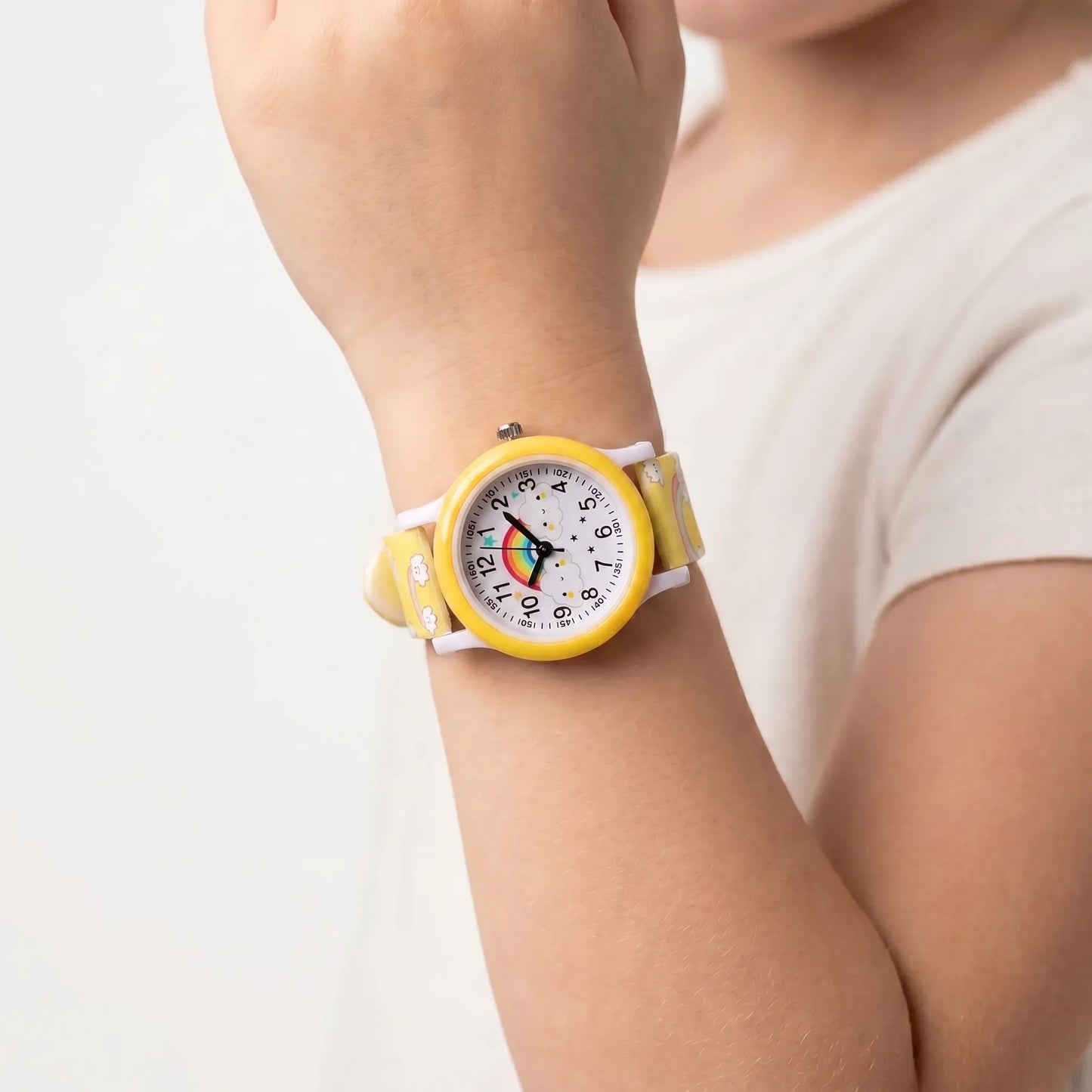 Kinderhorloge met Regenboog Design – Speels & Leerzaam Klokkijken