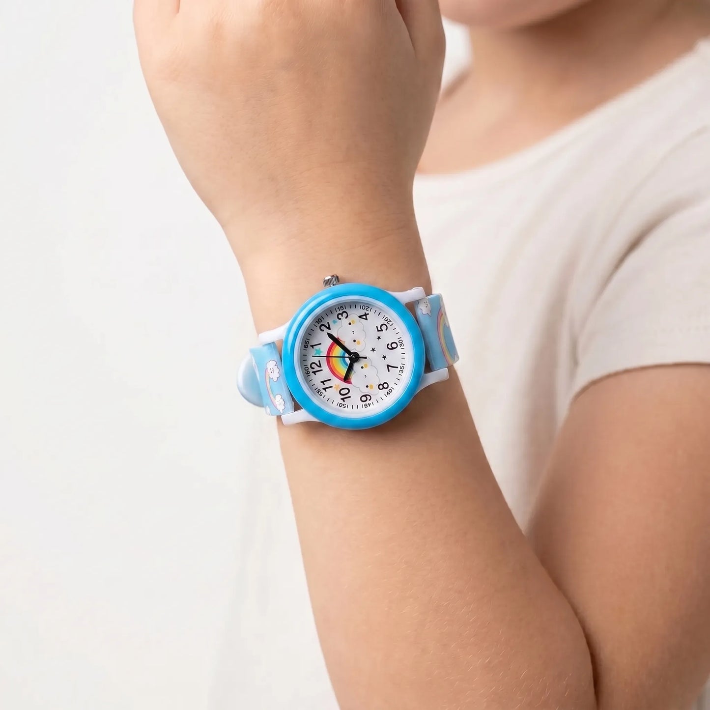 Kinderhorloge met Regenboog Design – Speels & Leerzaam Klokkijken
