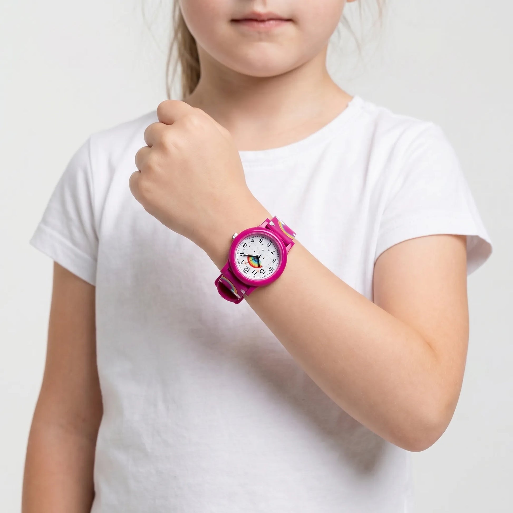 Kinderhorloge met Regenboog Design – Speels & Leerzaam Klokkijken