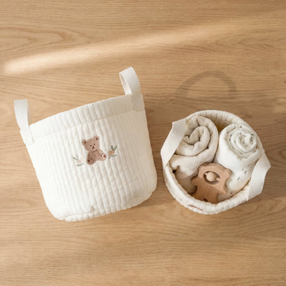 Kinderkamer Opbergmand – Gewatteerde Baby Opbergmand