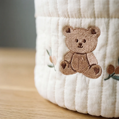 Kinderkamer Opbergmand – Gewatteerde Baby Opbergmand
