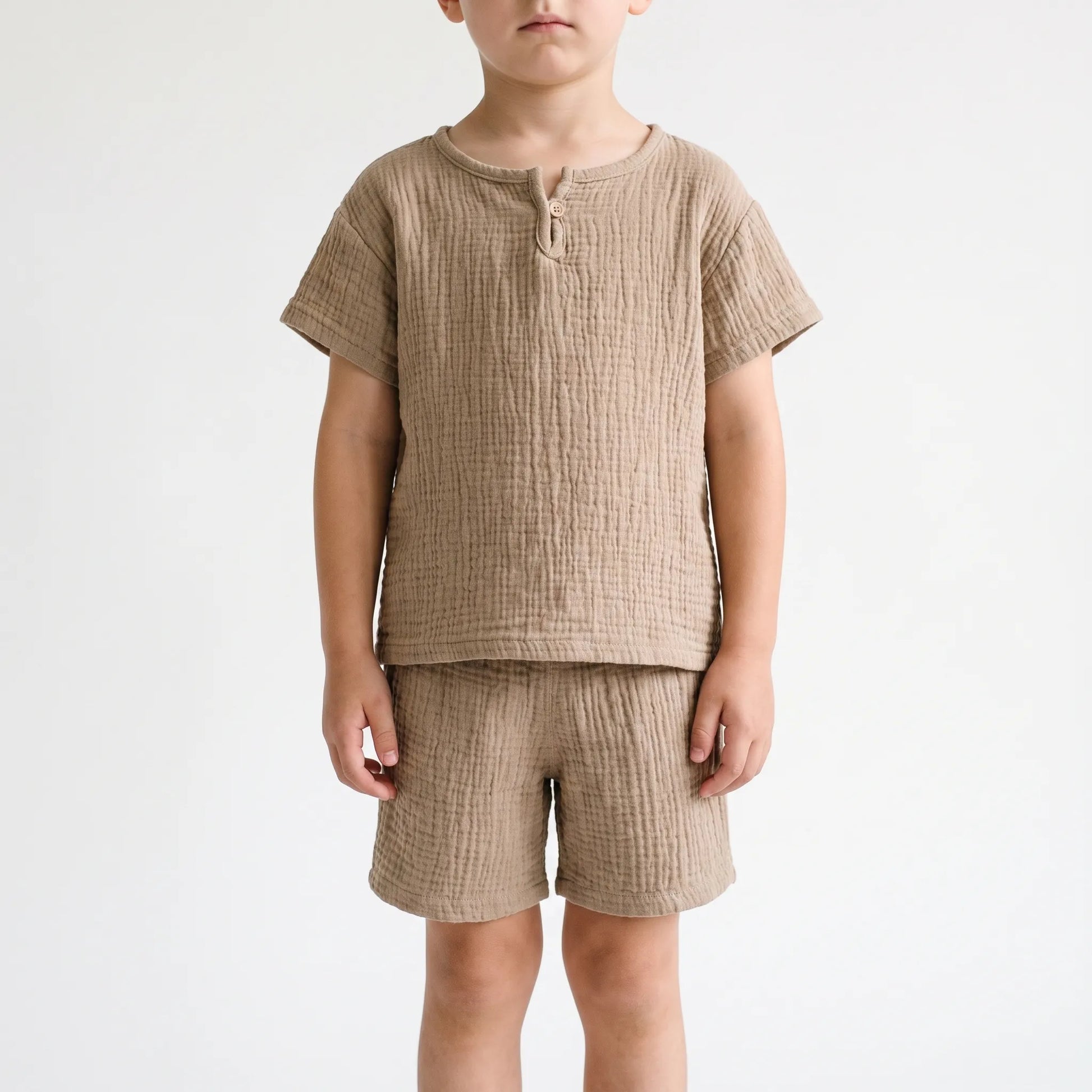 Kinderkleding Set Zomer | Shirt en Korte Broek | Katoen en Linnen