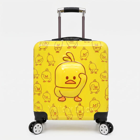 Kinderkoffer Hardshell | Trolley met 360 Graden Zwenkwielen | Handbagage Formaat