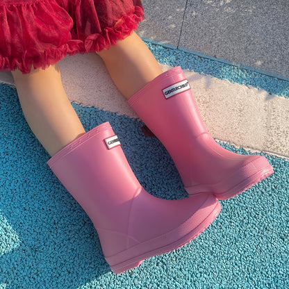 Kinderregenlaarzen Effen | Waterdichte PVC Laarzen met Antislipzool | Maten 23 tot 32