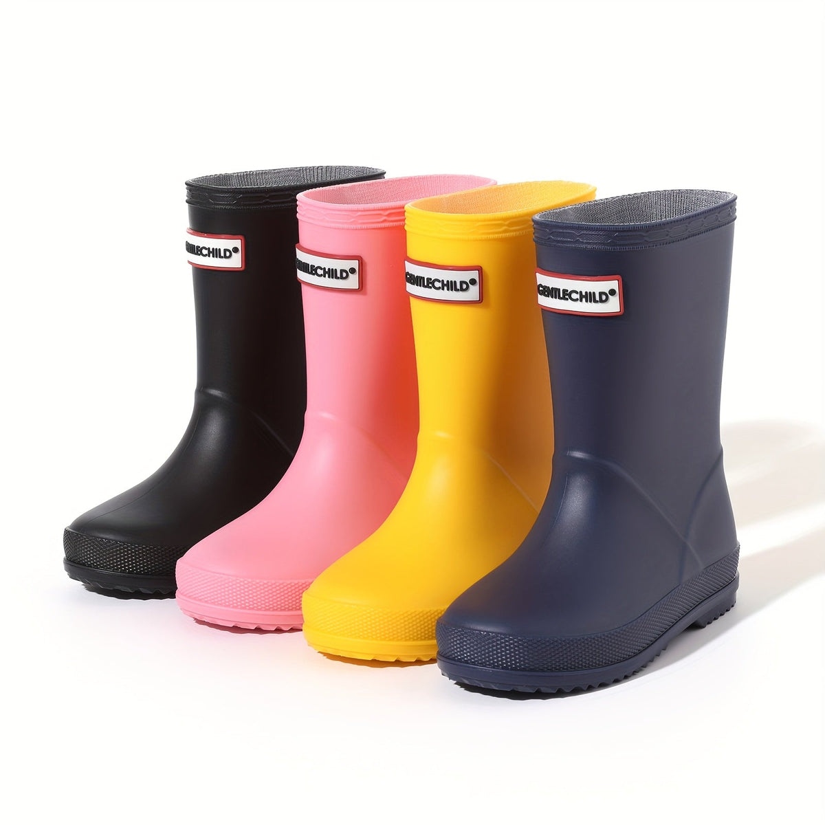 Kinderregenlaarzen Effen | Waterdichte PVC Laarzen met Antislipzool | Maten 23 tot 32