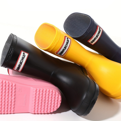 Kinderregenlaarzen Effen | Waterdichte PVC Laarzen met Antislipzool | Maten 23 tot 32