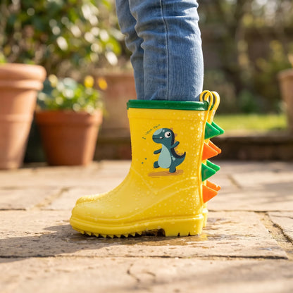 Kinderregenlaarzen met Dierenprint | Waterdicht Rubber | Luipaard