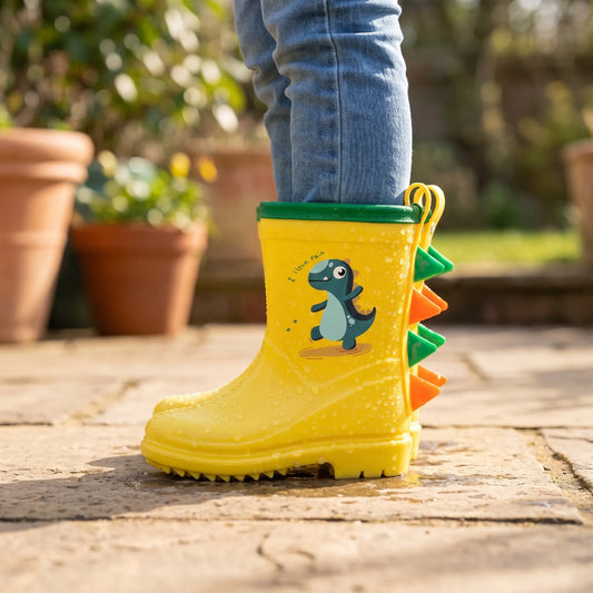 Kinderregenlaarzen met Dierenprint | Waterdicht Rubber | Luipaard