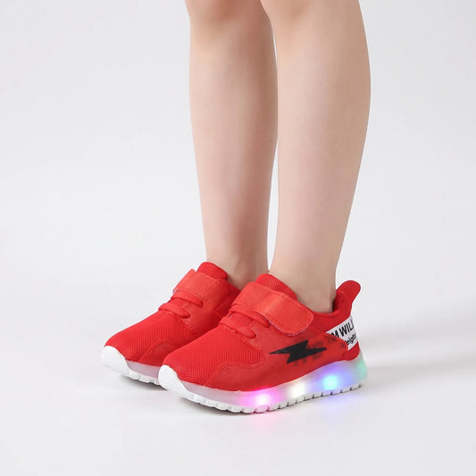 Kinderschoenen met Lichtjes | LED Sneakers met Antislipzool | Peutermaten 21 tot 28