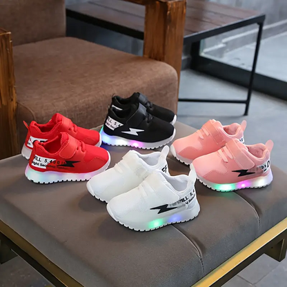 Kinderschoenen met Lichtjes | LED Sneakers met Antislipzool | Peutermaten 21 tot 28