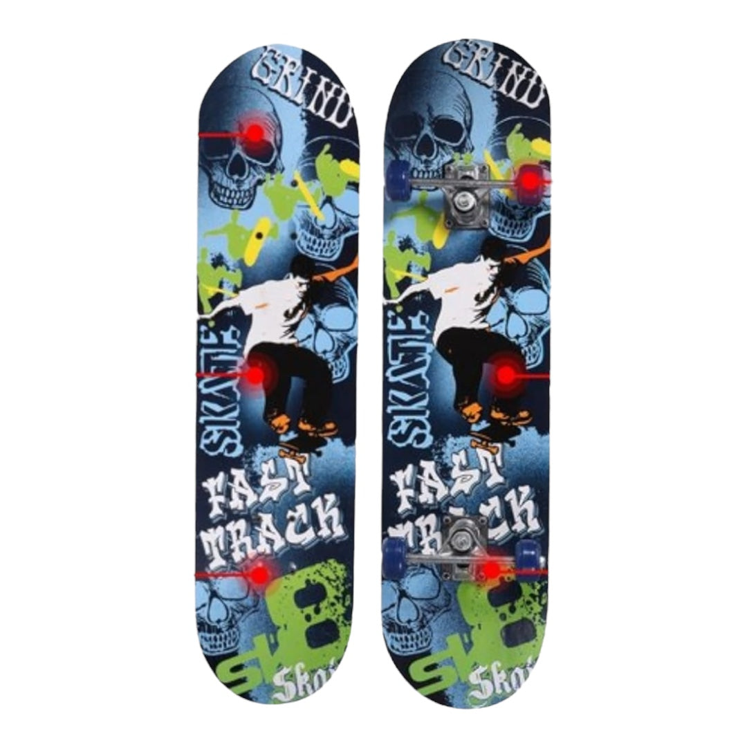 Kinderskateboard - Draagbaar Skateboard voor Kinderen 4-8 Jaar
