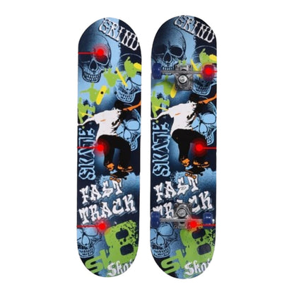 Kinderskateboard - Draagbaar Skateboard voor Kinderen 4-8 Jaar