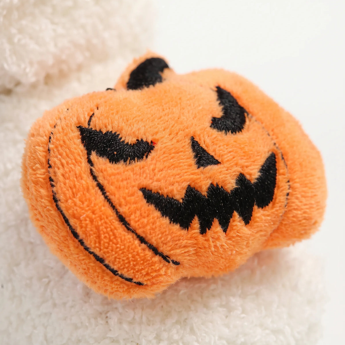 Kindersloffen Halloween | Enkelhoge Instapsloffen met Fleecevoering | Pompoen en Spinprint