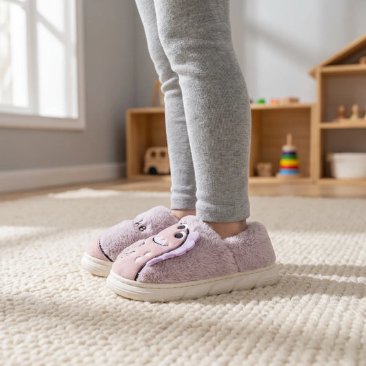 Kindersloffen met Dinoprint | Zachte Instapsloffen met Antislipzool | Unisex Maten 24 tot 33