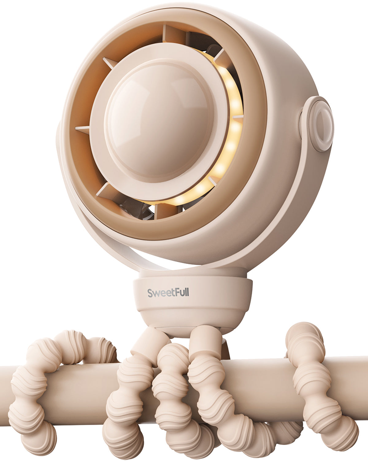 Kinderwagen Ventilator Oplaadbaar | Clip Ventilator Baby, 4 Snelheden