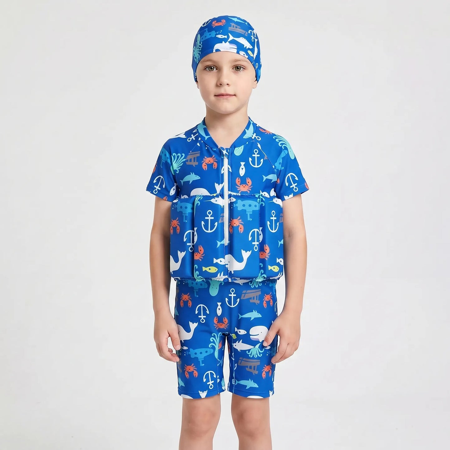 Kinderzwempak met Drijvers - Drijvend Zwempak voor Peuters met UV-bescherming