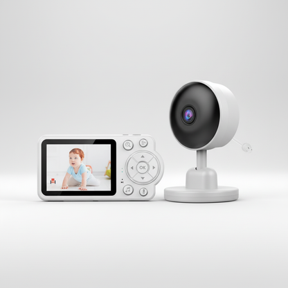 Babyfoon met camera en ouderunit met kleurenscherm 1