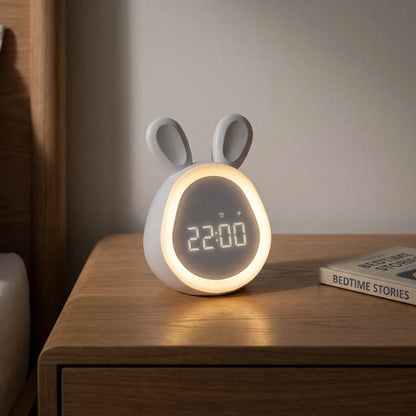 Konijn Digitale Wekker – LED Nachtlamp Voor Kinderen