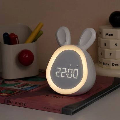 Konijn Digitale Wekker – LED Nachtlamp Voor Kinderen