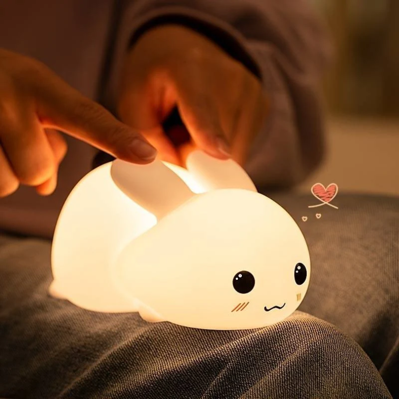 Konijn Nachtlamp – Rustgevend Tafellampje Voor De Kinderkamer