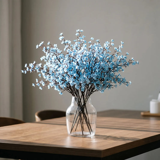 Kunstbloemen Gipskruid | Set van 6 Takken | 50 cm Boeket