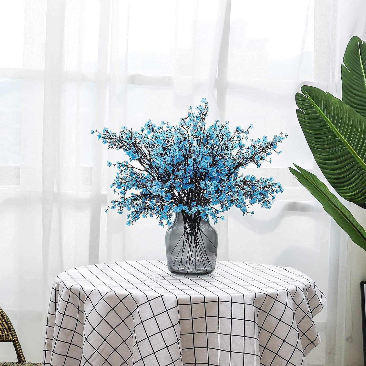 Kunstbloemen Gipskruid | Set van 6 Takken | 50 cm Boeket