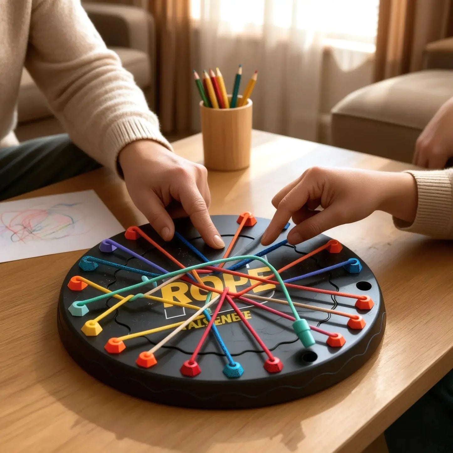 Brainy Knots Spel - Logisch Touw Bordspel voor het Gezin