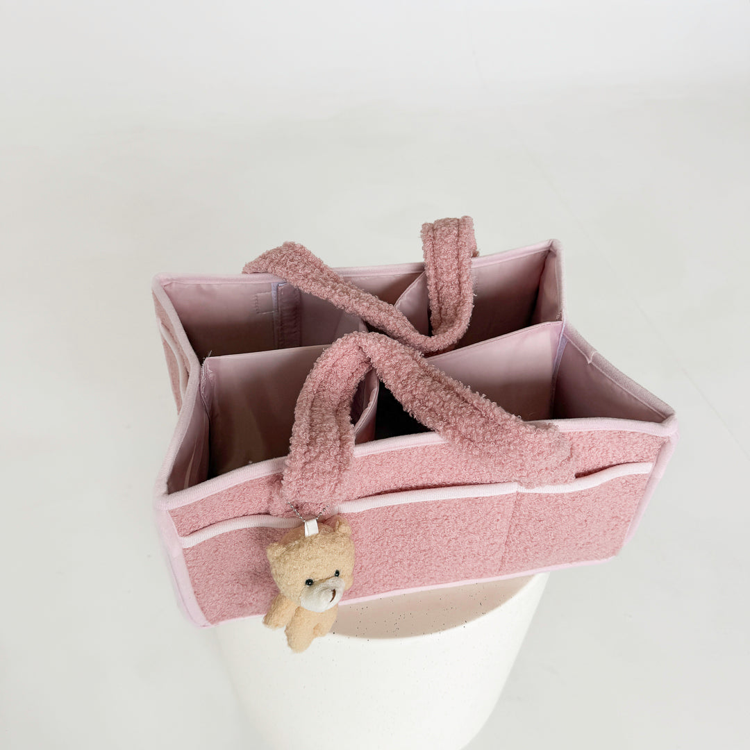 Luier Caddy Tote Tas – Pluche Baby Kinderkamer Opbergmand