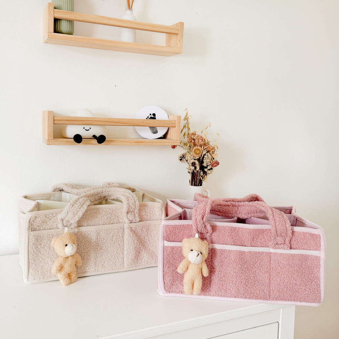 Luier Caddy Tote Tas – Pluche Baby Kinderkamer Opbergmand