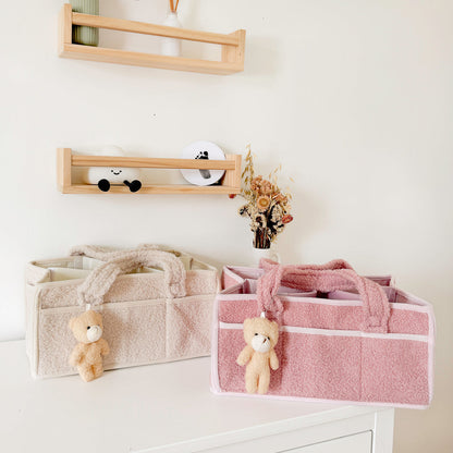 Luier Caddy Tote Tas – Pluche Baby Kinderkamer Opbergmand
