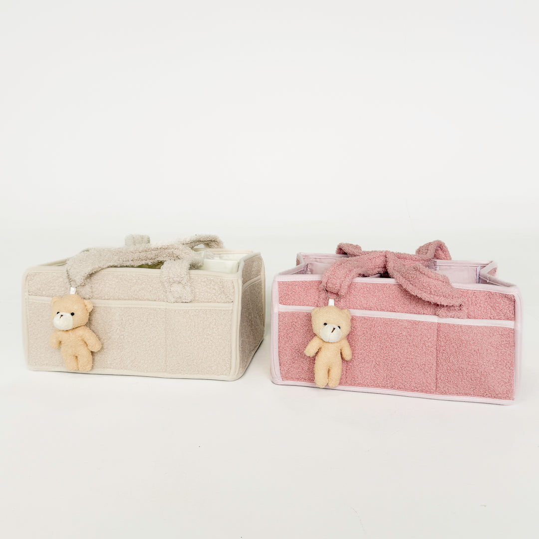 Luier Caddy Tote Tas – Pluche Baby Kinderkamer Opbergmand