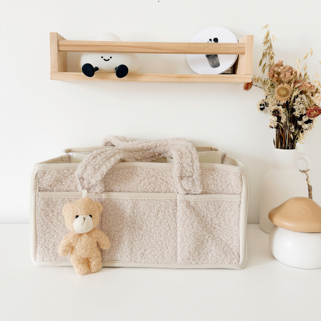 Luier Caddy Tote Tas – Pluche Baby Kinderkamer Opbergmand