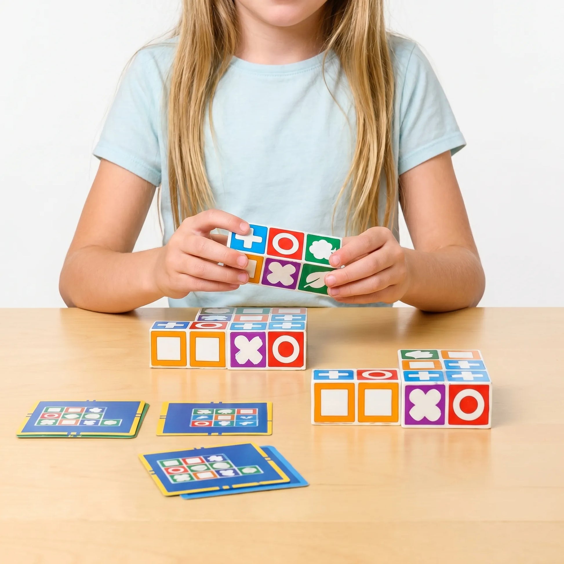 Match Puzzelspel - Kubus-Matchend Snelheidsspel voor op het Bord