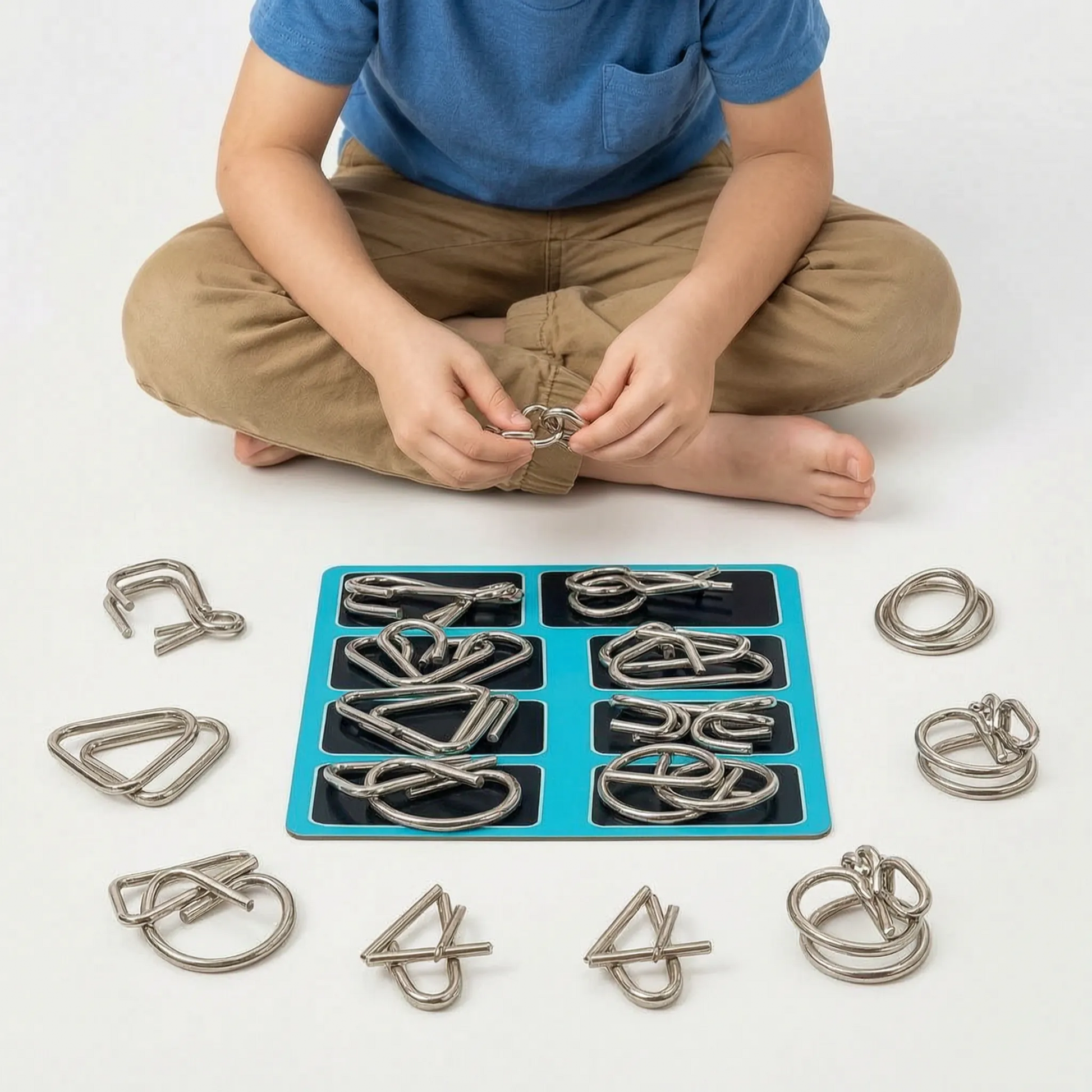 Metalen Breinbreker Puzzels - Draadpuzzel voor Kinderen