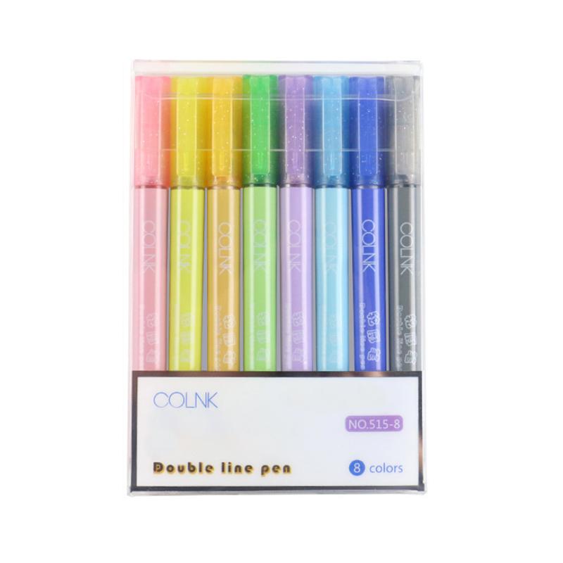 Metallic Glitter Pennenset – Glitter Effect Schrijfstiften Voor Kinderen