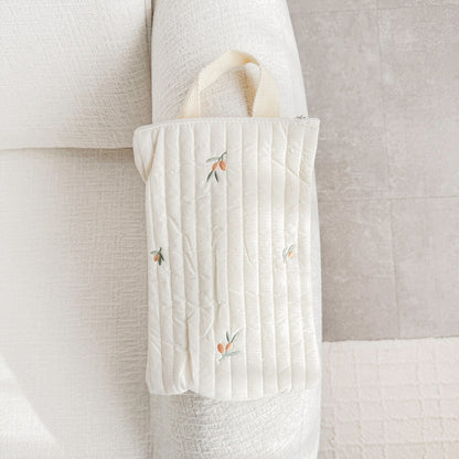 Mini   Baby Bag - Small Quilted Bag with Zipper