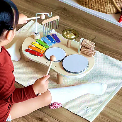 Muziekinstrumentenset – Houten Muziekspeelgoed Voor Kinderen