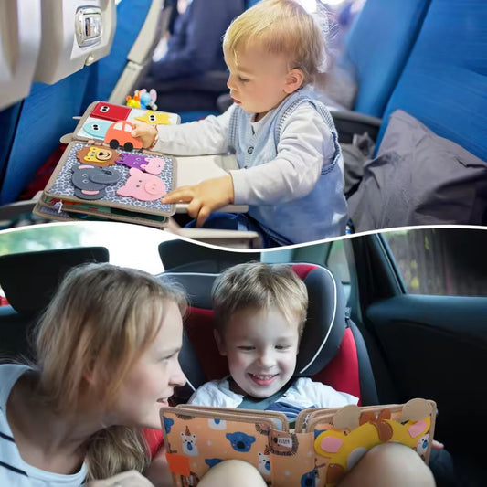 Montessori busy book van vilt – Educatief voelboekje voor peuters-Just For Mini