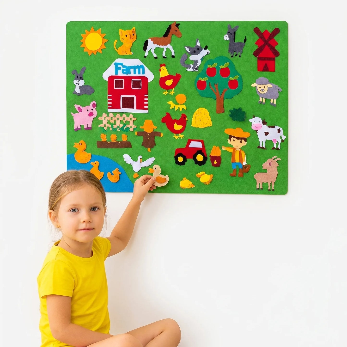 Montessori Drukbord – Dieren Activiteitenbord voor Kinderen