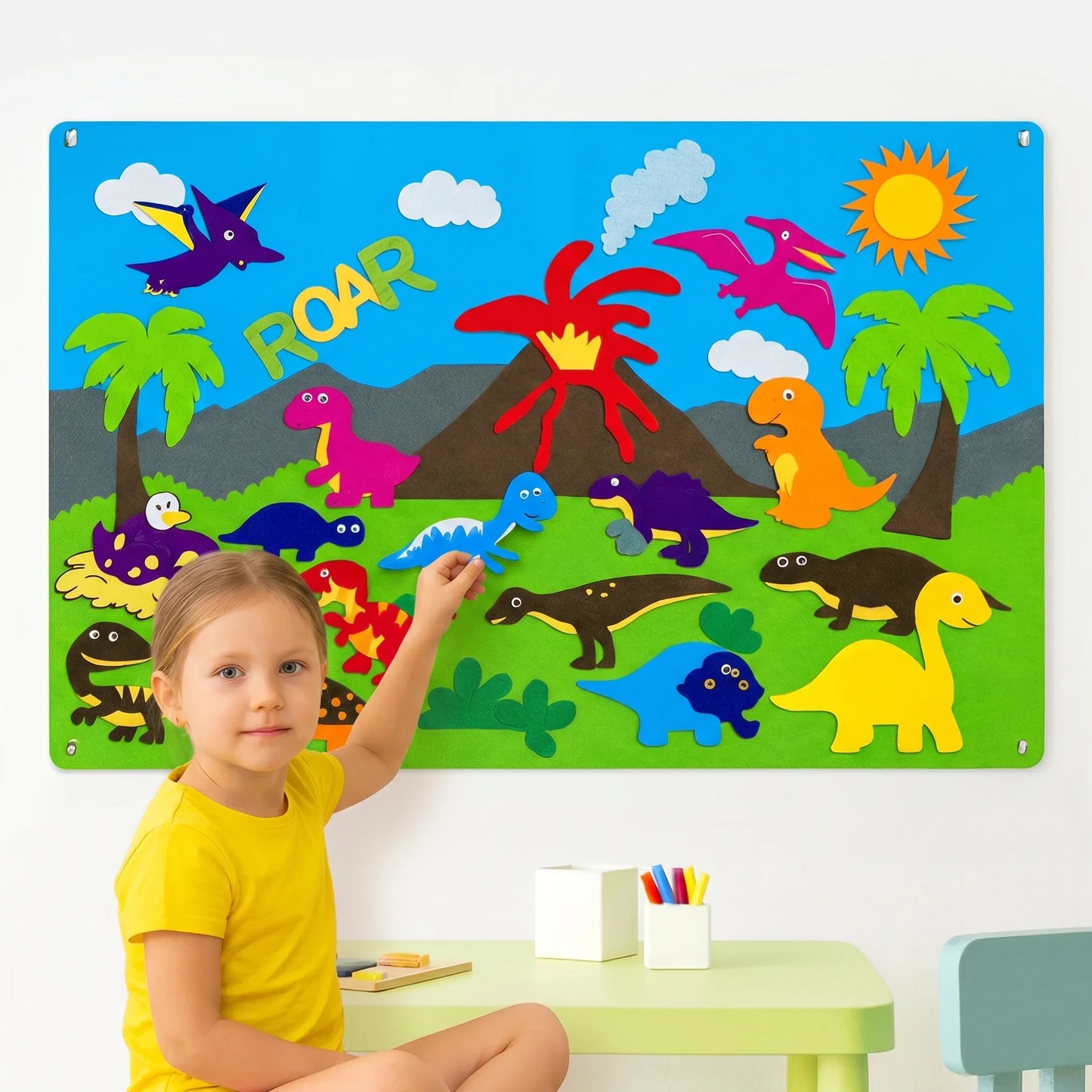 Montessori Drukbord – Dieren Activiteitenbord voor Kinderen