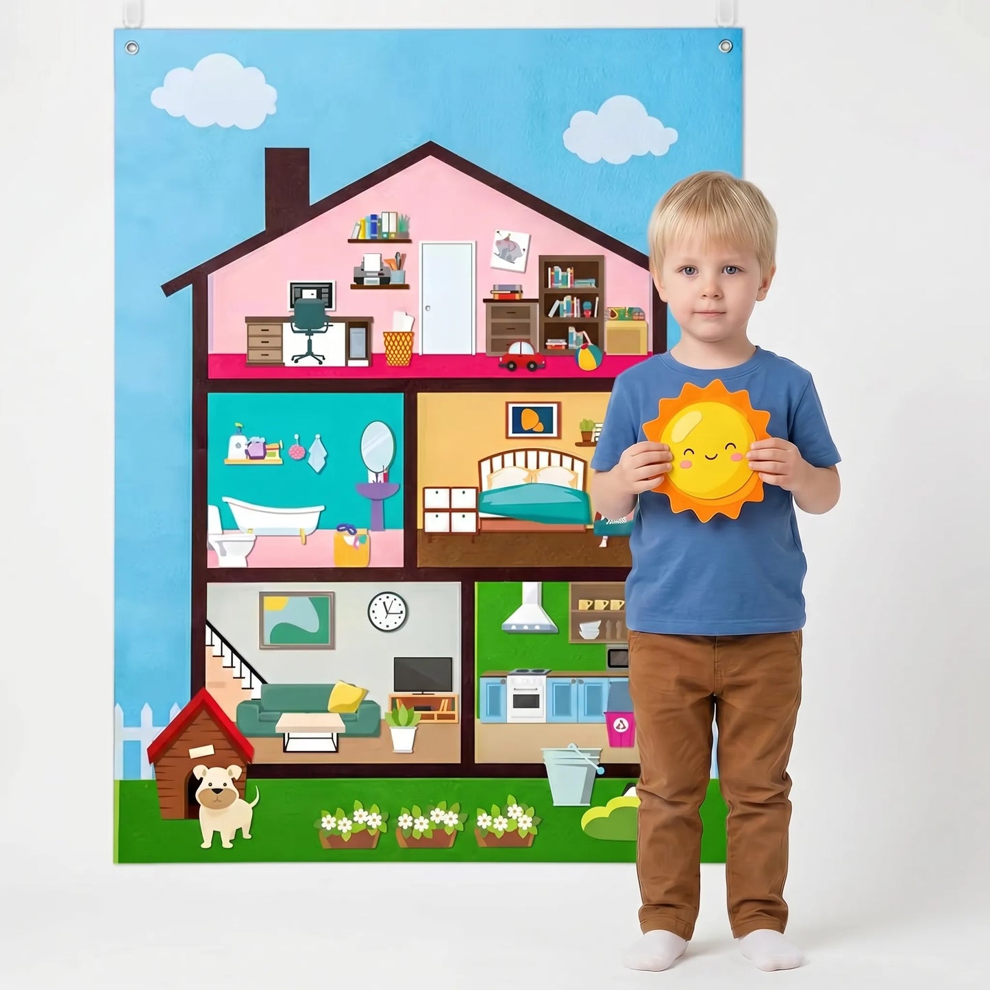Montessori Viltspeelgoed – Creatieve Boerderij Set