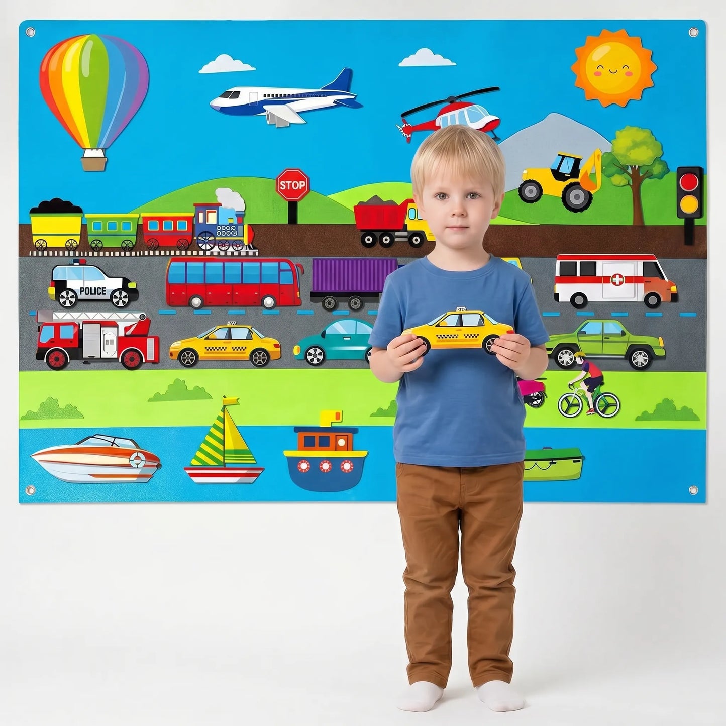 Montessori Viltspeelgoed – Creatieve Boerderij Set