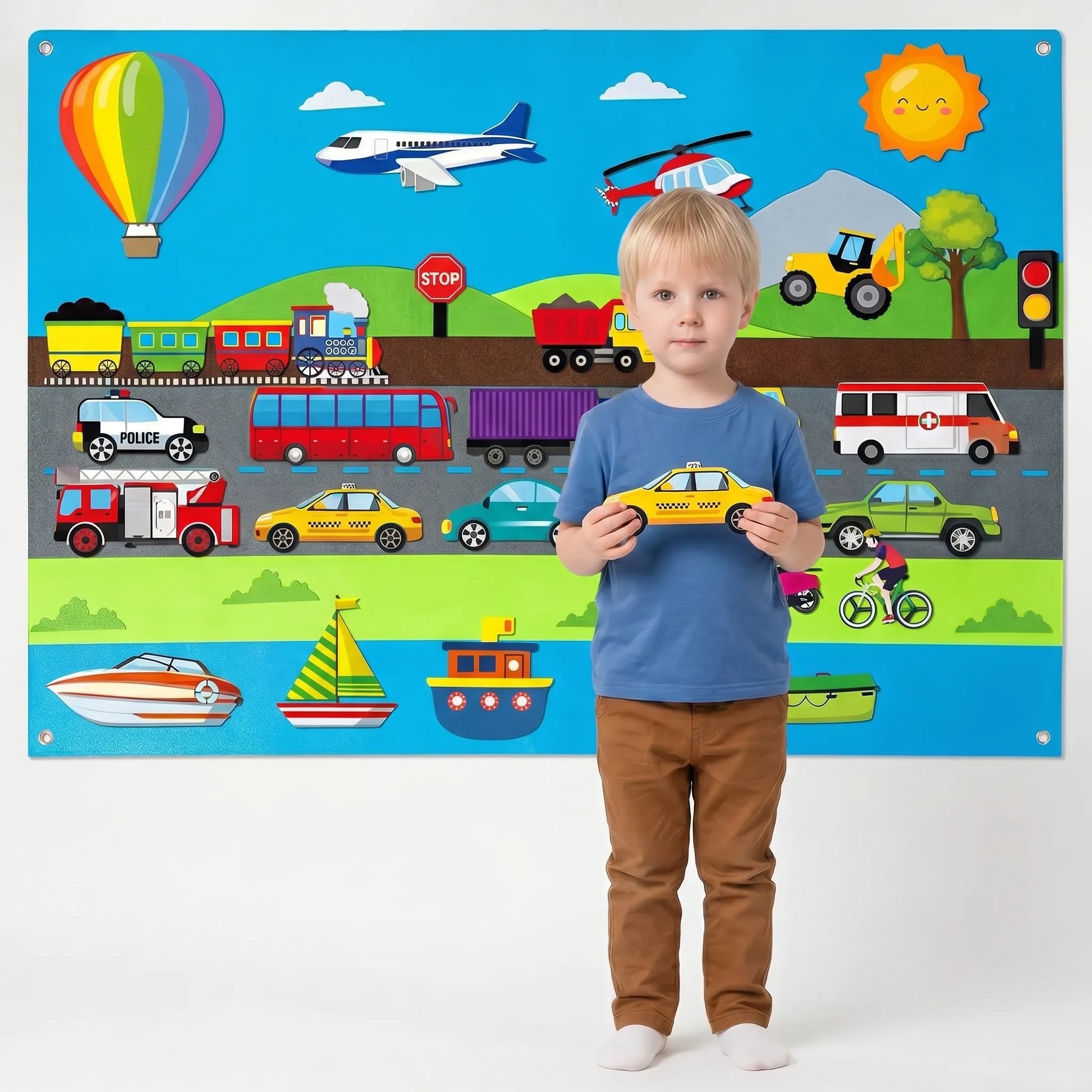 Montessori Viltspeelgoed – Creatieve Boerderij Set