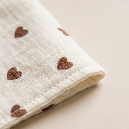 Mousseline Inbakerdeken – Driehoekige Baby Mousseline Slabbetje