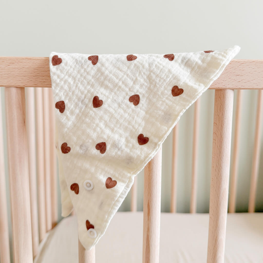 Mousseline Inbakerdeken – Driehoekige Baby Mousseline Slabbetje