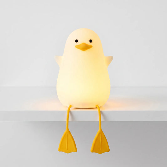Nachtlampje Kind Dieren | Siliconen Lampje met Touchbediening | Eend Hertje of Poesje