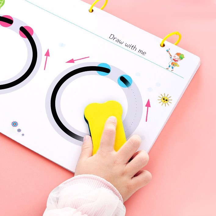 Oefenboek Leren Schrijven Kinderen | Letters en Cijfers | Herbruikbaar