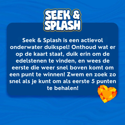 Zoek en Spetter Spel - Duik- en Zoekspel voor Kinderen in het Zwembad